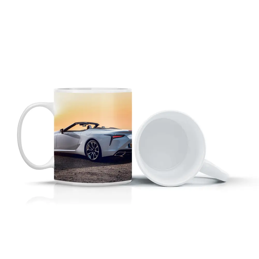 Lexus LC 500 Convertible Sunset Coastal View – Mugs