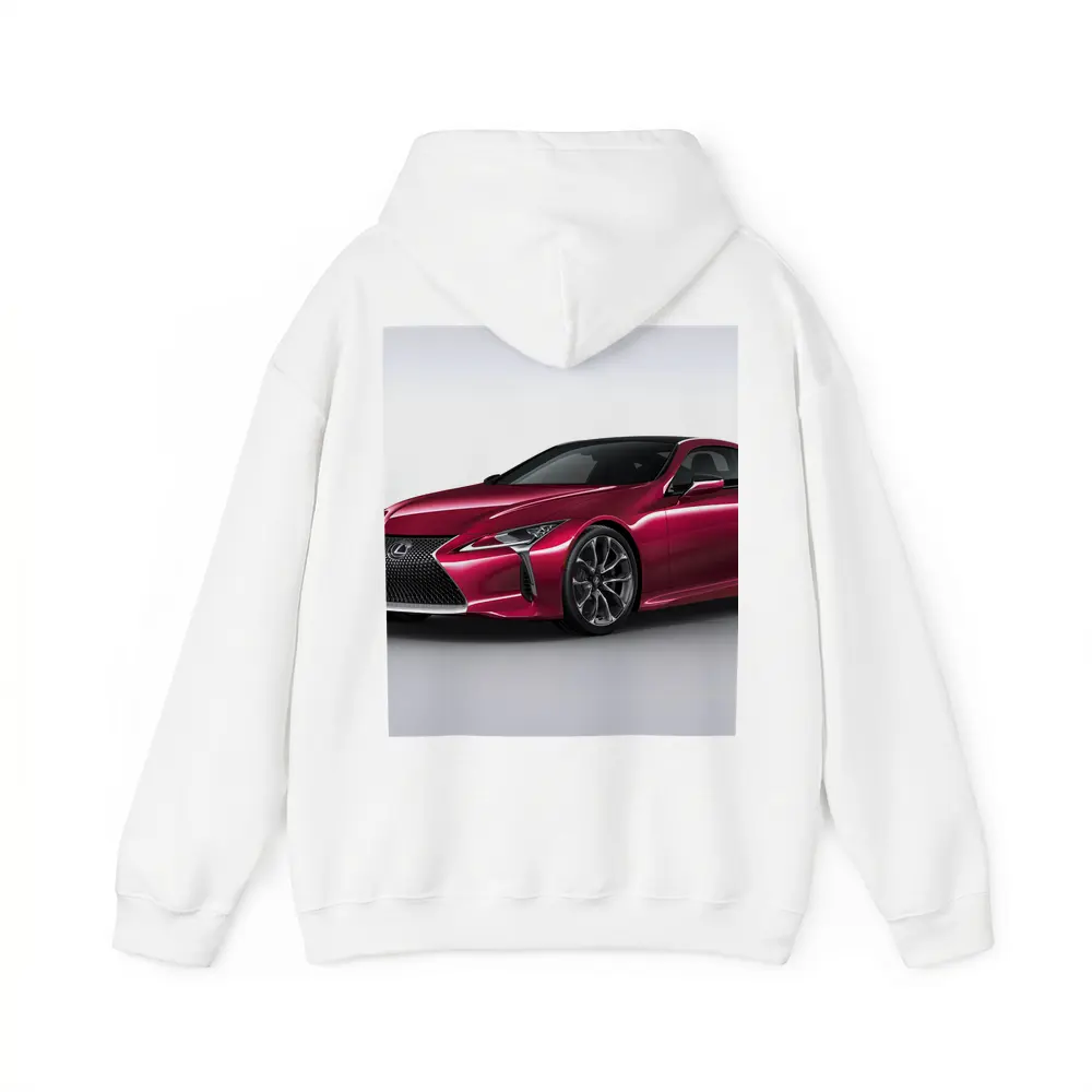 Lexus LC Red Sport Coupe Studio Shot – Hoodies