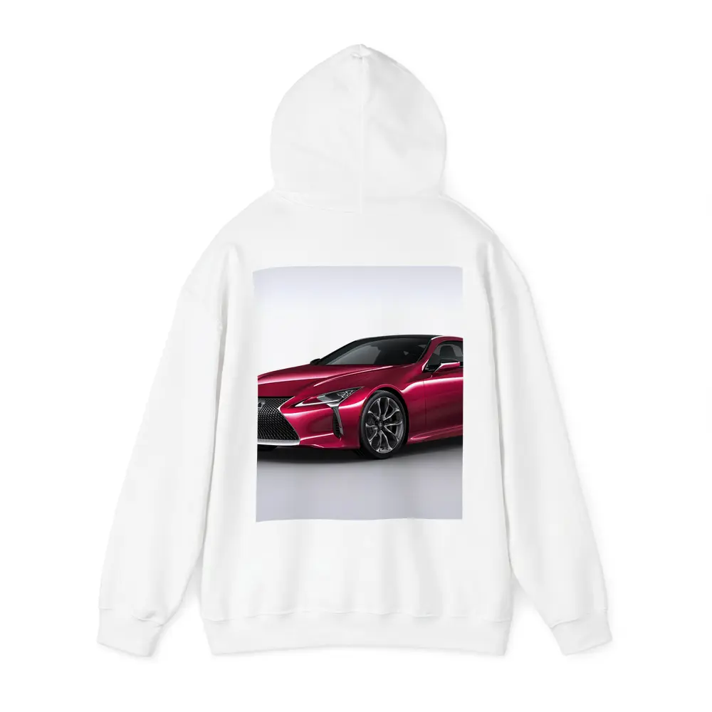 Lexus LC Red Sport Coupe Studio Shot – Hoodies
