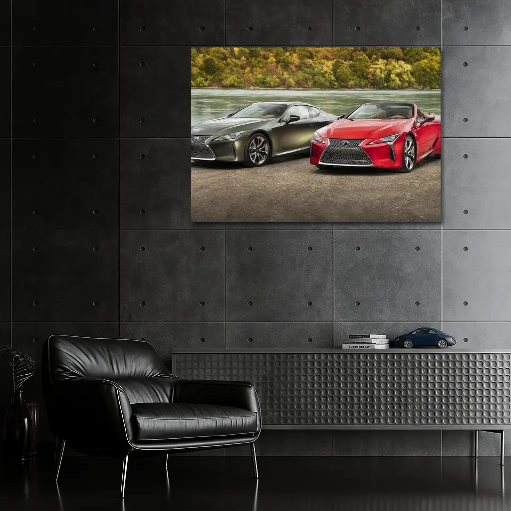 Lexus LC Coupe and Convertible Duo – Wall Art