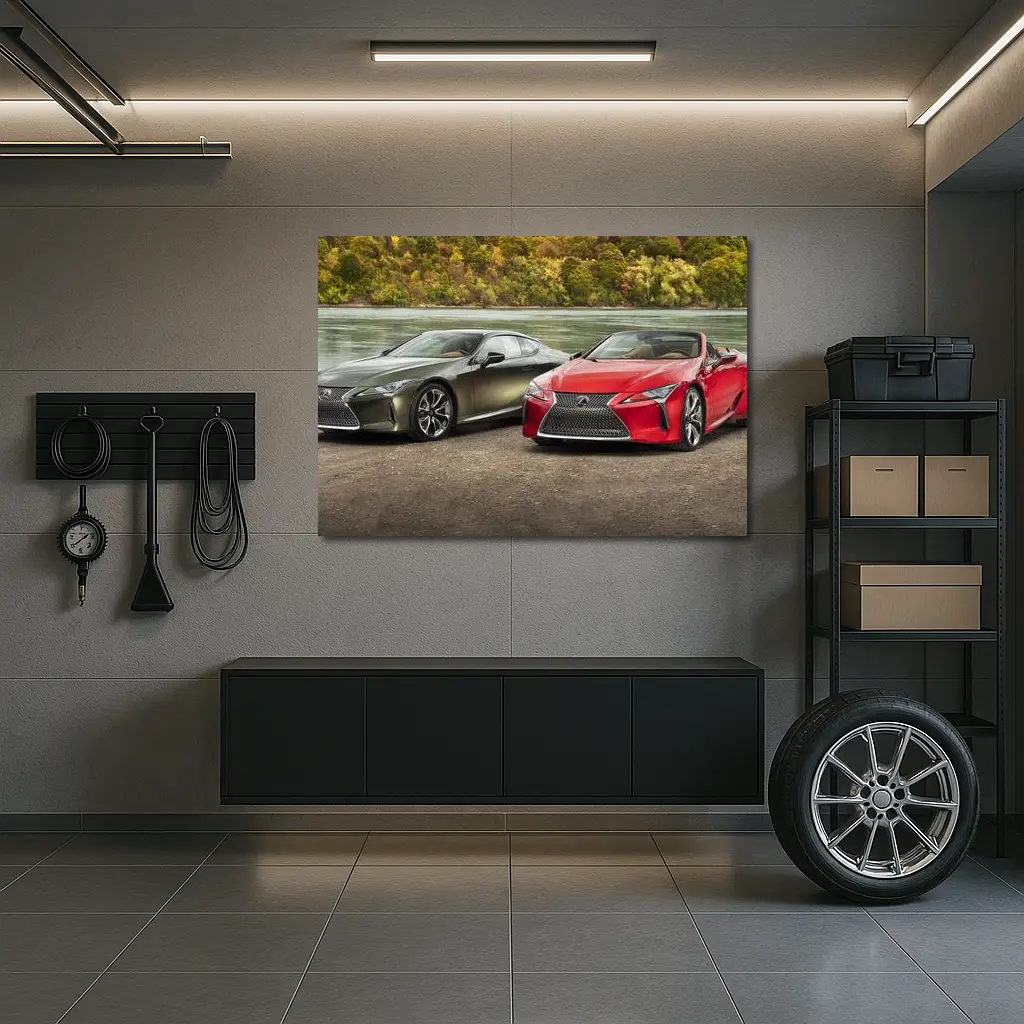 Lexus LC Coupe and Convertible Duo – Wall Art