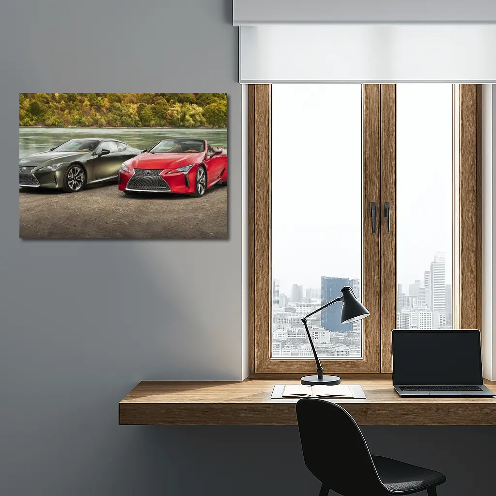 Lexus LC Coupe and Convertible Duo – Wall Art