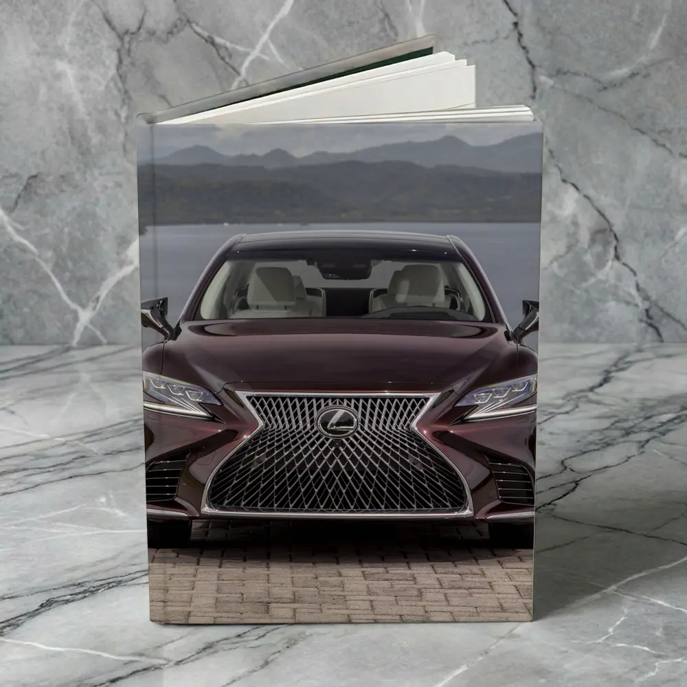 Lexus LS Front View Lake Mountains – Notebooks