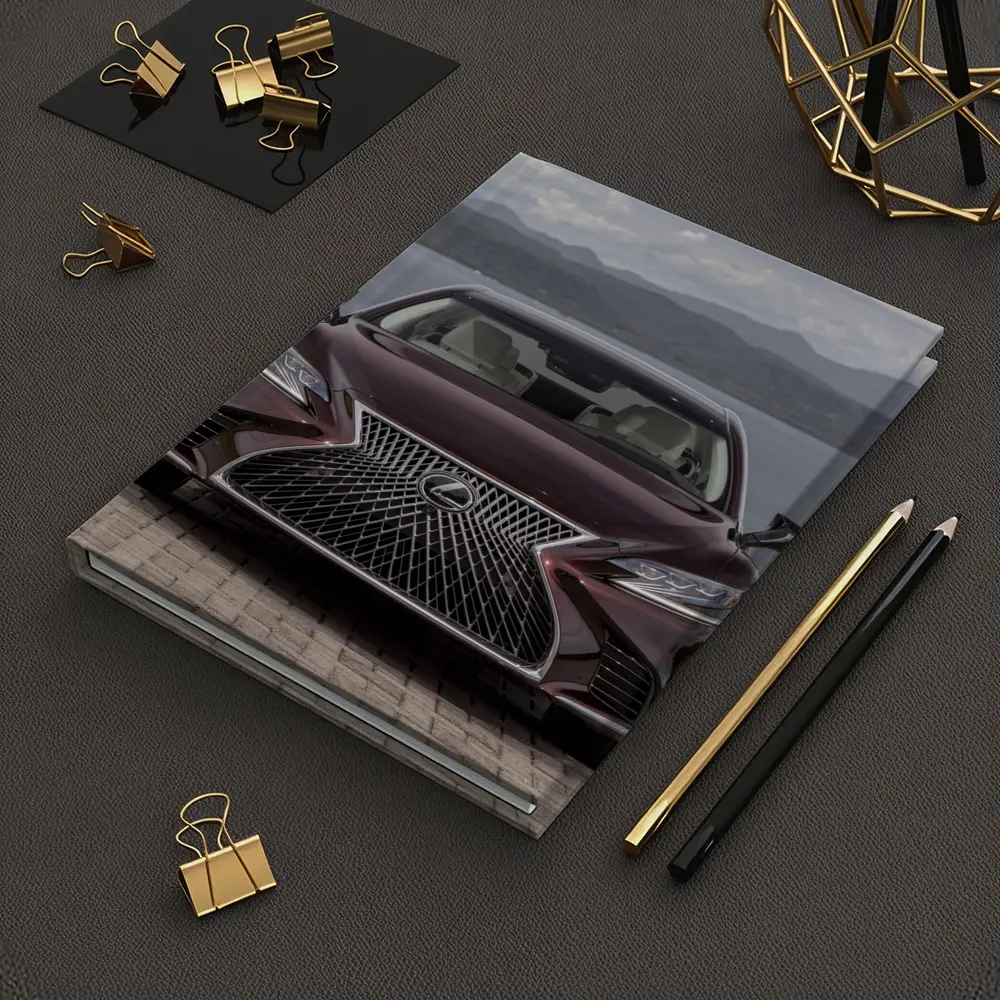 Lexus LS Front View Lake Mountains – Notebooks