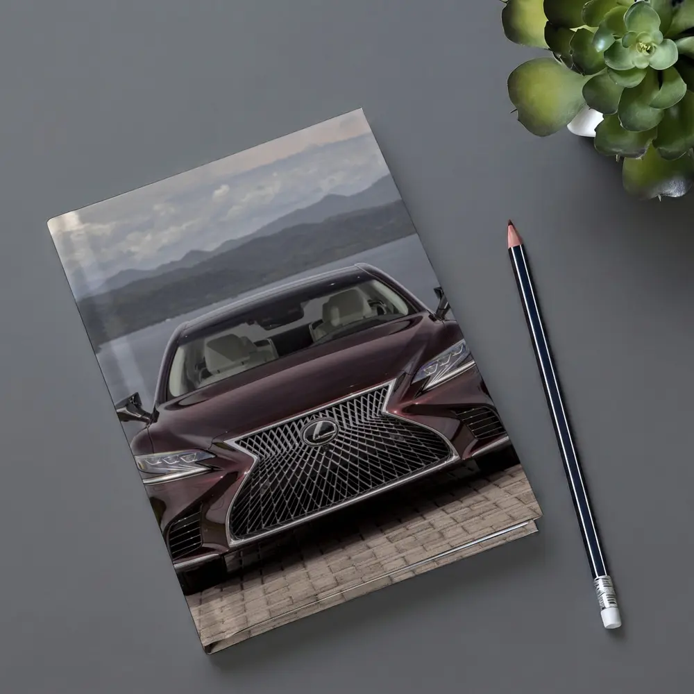 Lexus LS Front View Lake Mountains – Notebooks
