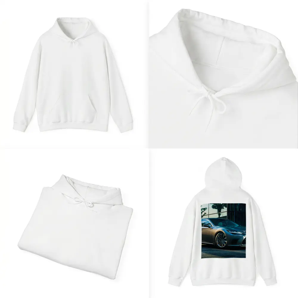 Lexus LS 500h Luxury Sedan Urban Setting – Hoodies