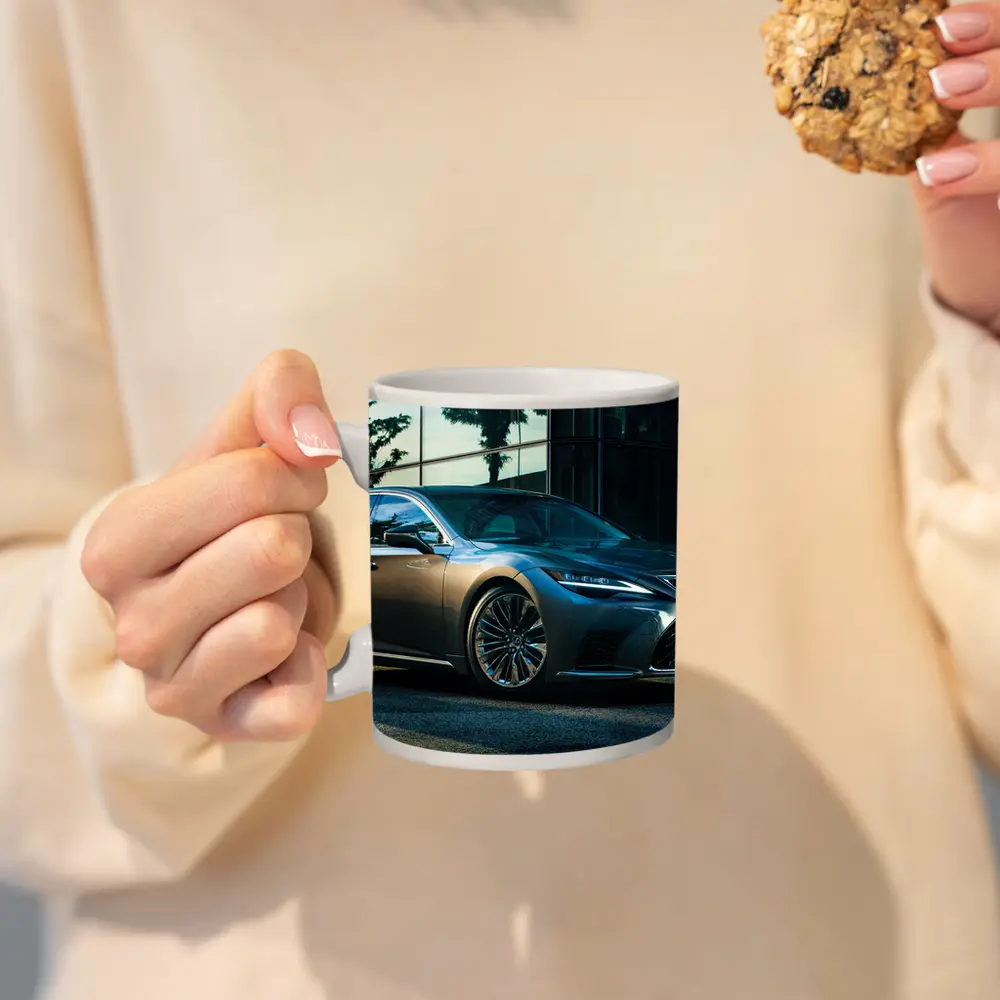 Lexus LS 500h Luxury Sedan Urban Setting – Mugs