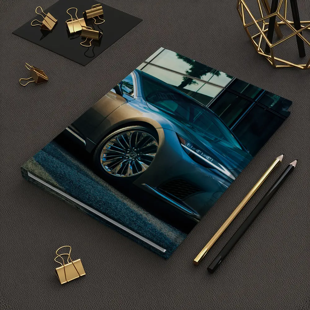 Lexus LS 500h Luxury Sedan Urban Setting – Notebooks
