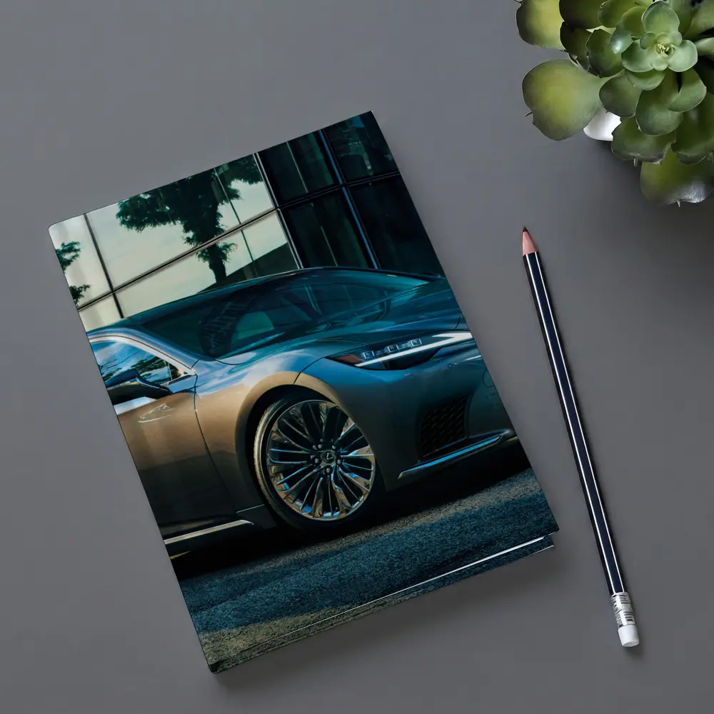 Lexus LS 500h Luxury Sedan Urban Setting – Notebooks