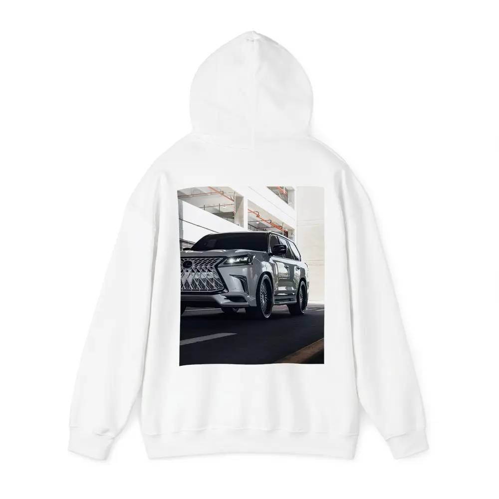 Lexus LX570 Luxury SUV Urban Setting – Hoodies