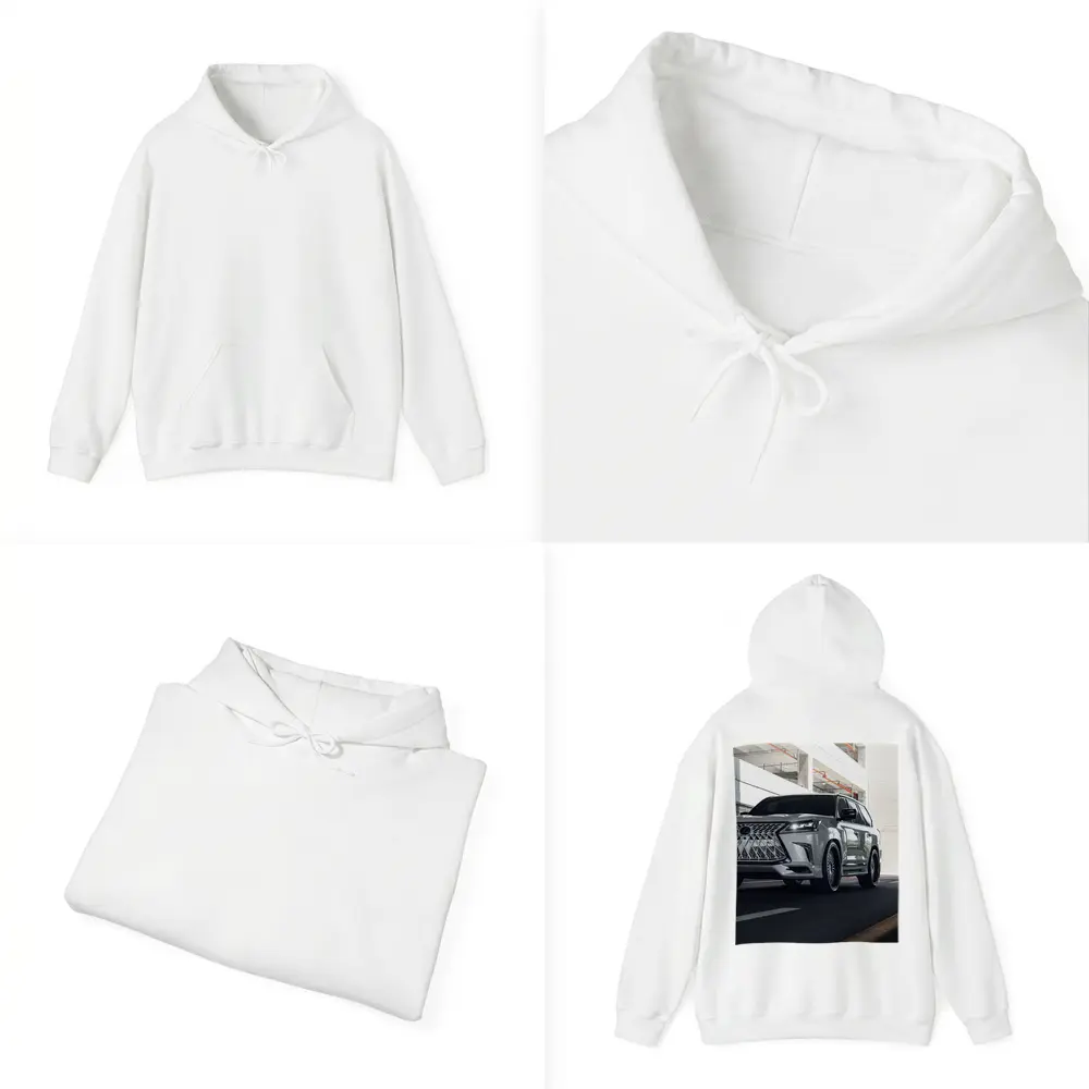 Lexus LX570 Luxury SUV Urban Setting – Hoodies