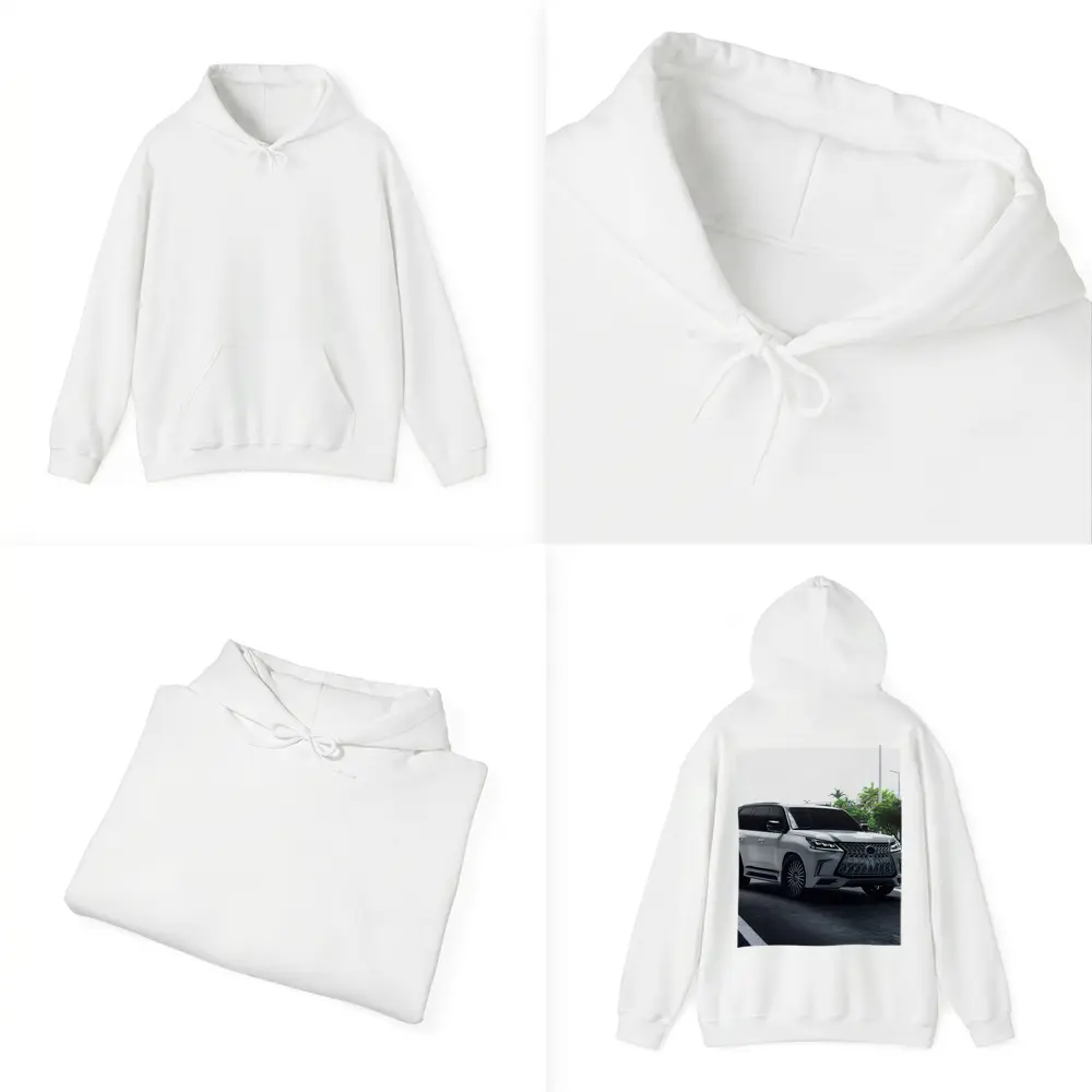 Lexus LX570 Luxury SUV Urban Setting – Hoodies
