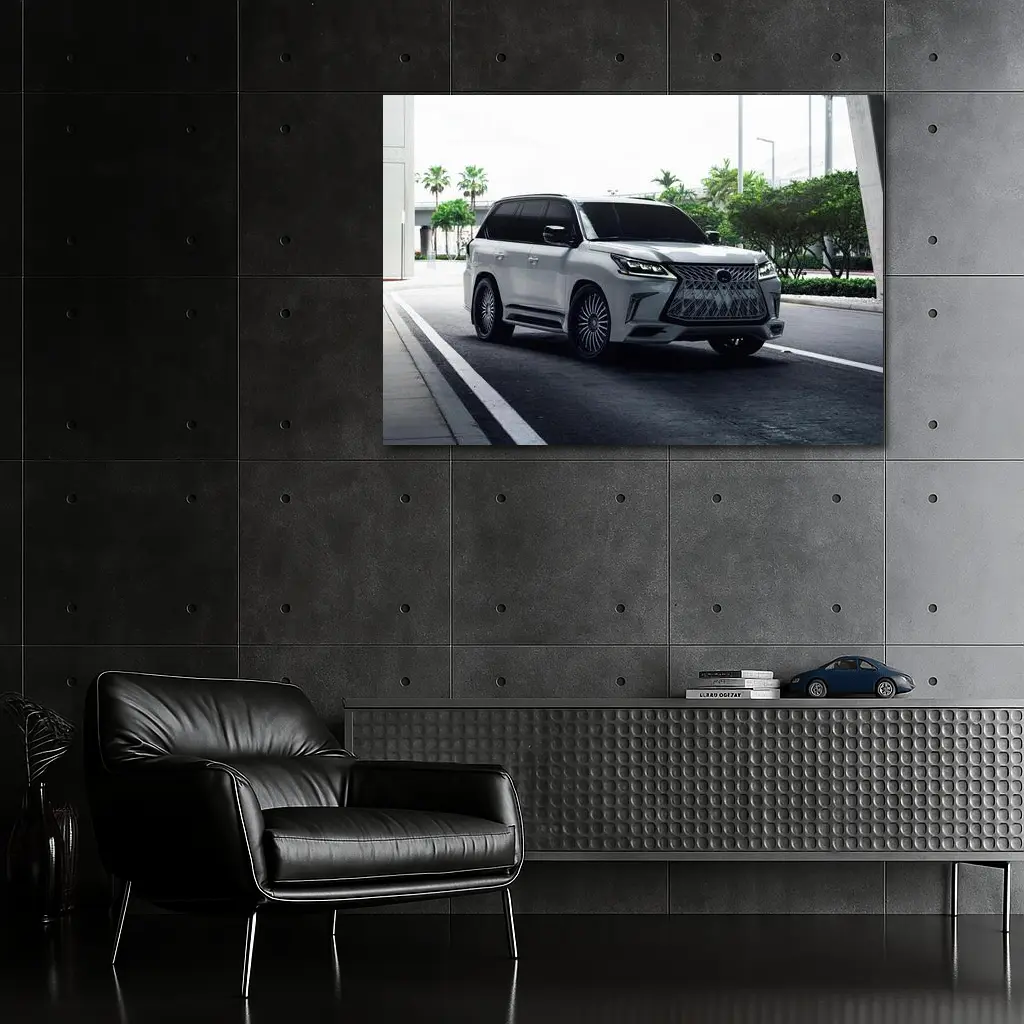 Lexus LX570 Luxury SUV Urban Setting – Wall Art
