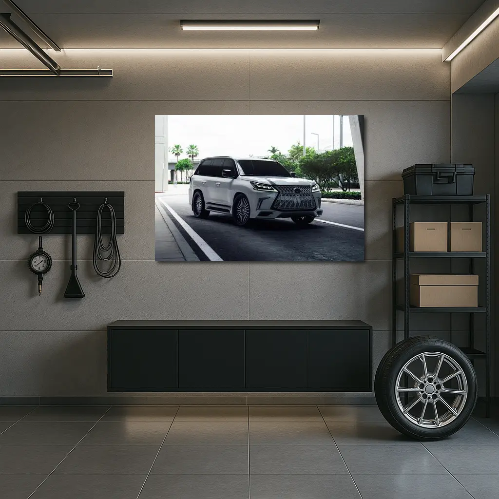 Lexus LX570 Luxury SUV Urban Setting – Wall Art