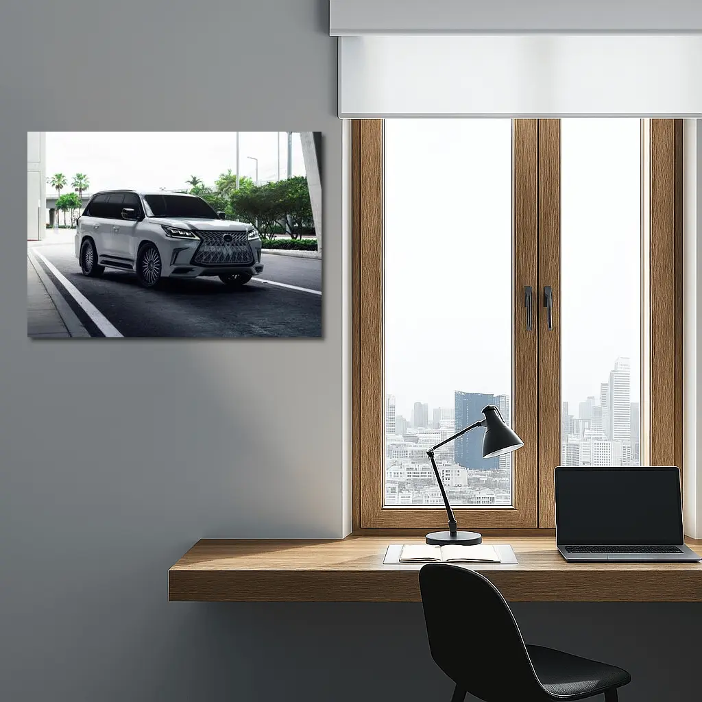 Lexus LX570 Luxury SUV Urban Setting – Wall Art