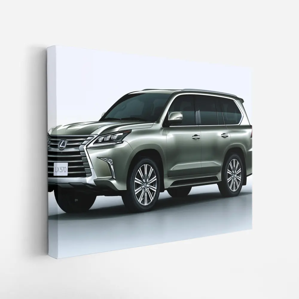 Lexus LX 570 SUV White Studio Background – Wall Art