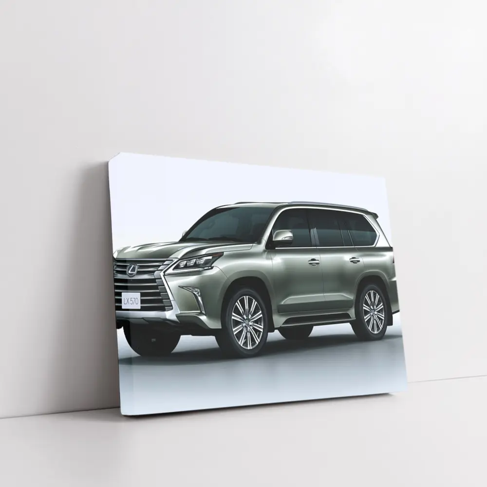 Lexus LX 570 SUV White Studio Background – Wall Art