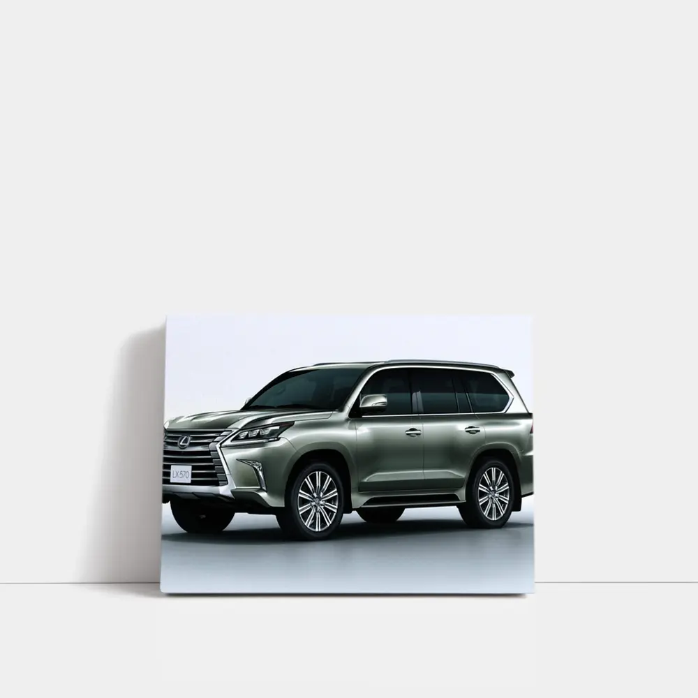 Lexus LX 570 SUV White Studio Background – Wall Art