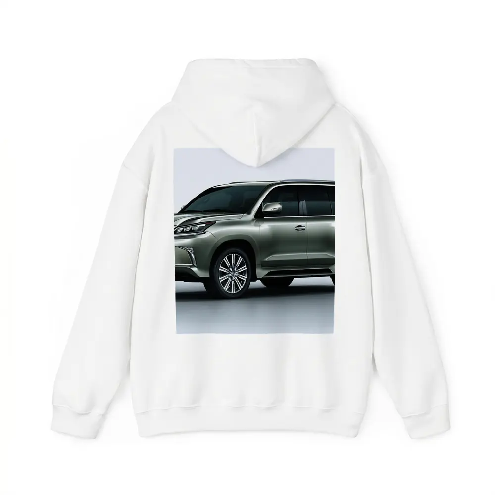 Lexus LX 570 SUV White Studio Background – Hoodies