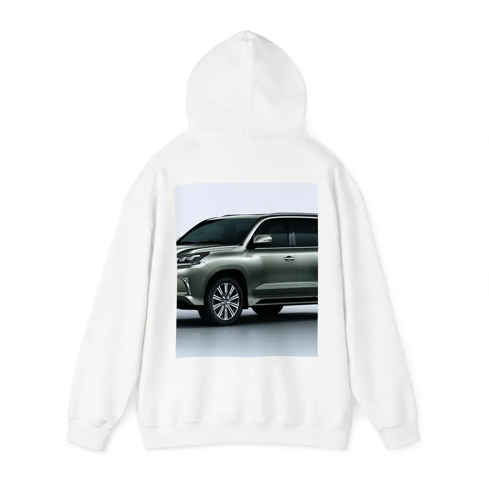 Lexus LX 570 SUV White Studio Background – Hoodies