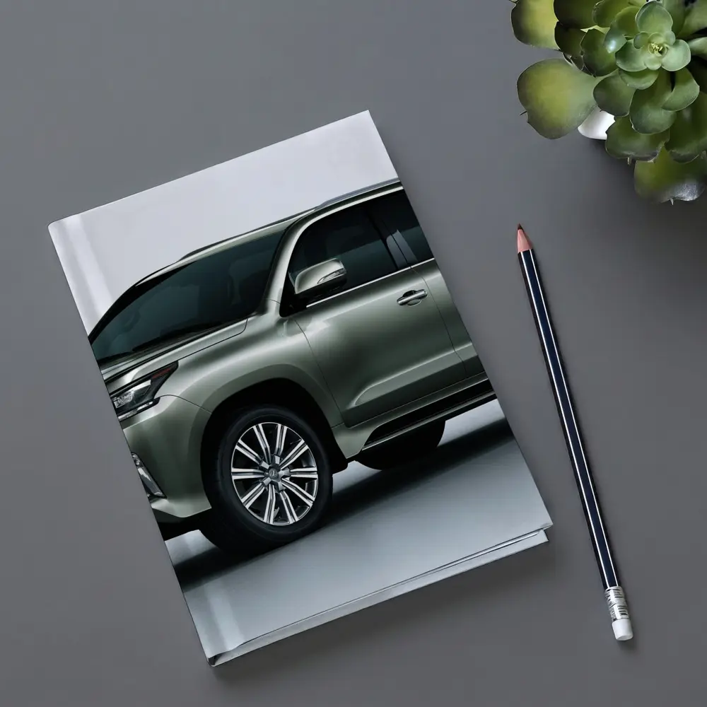Lexus LX 570 SUV White Studio Background – Notebooks