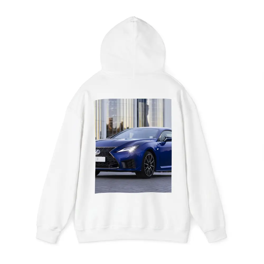 Lexus RC F Blue Coupe Urban Setting – Hoodies
