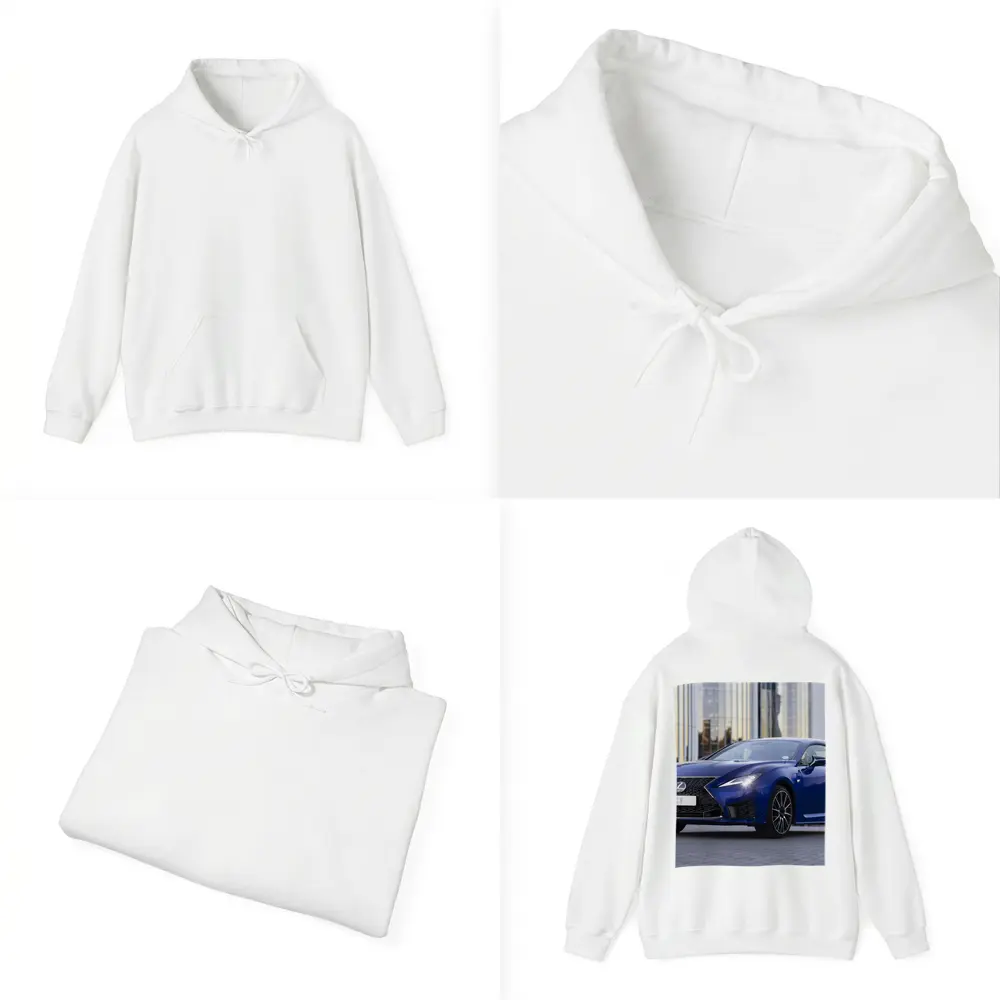 Lexus RC F Blue Coupe Urban Setting – Hoodies