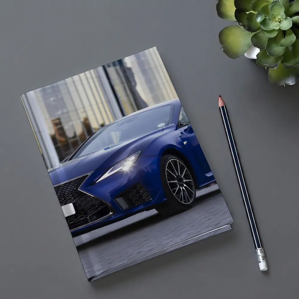 Lexus RC F Blue Coupe Urban Setting – Notebooks