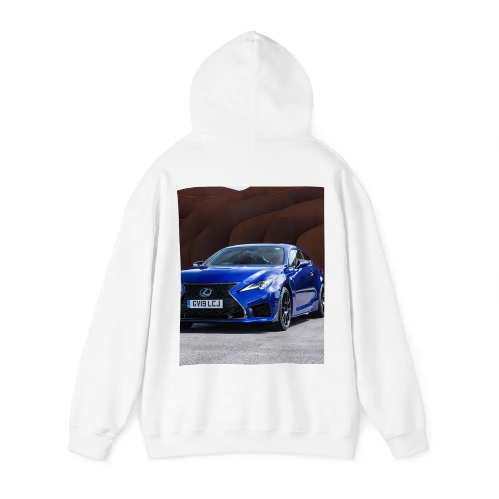 Lexus RC F Blue Coupe Rust Wall – Hoodies