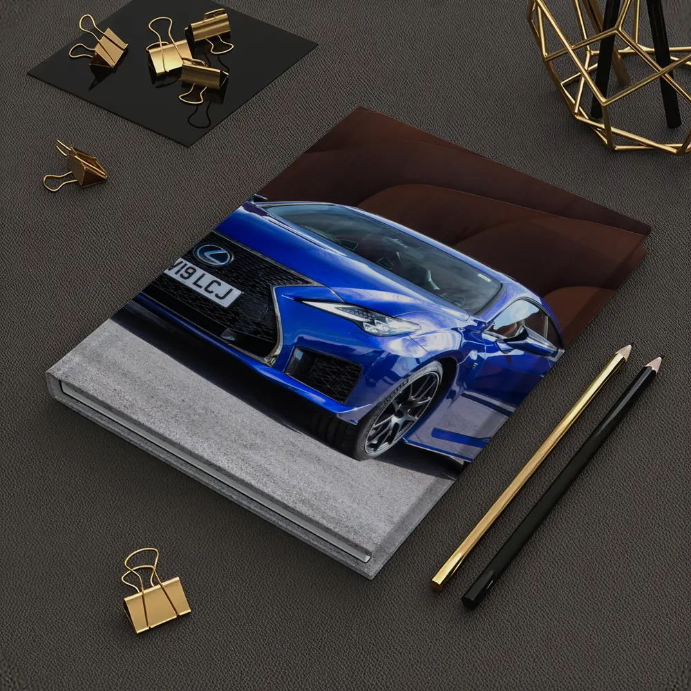 Lexus RC F Blue Coupe Rust Wall – Notebooks