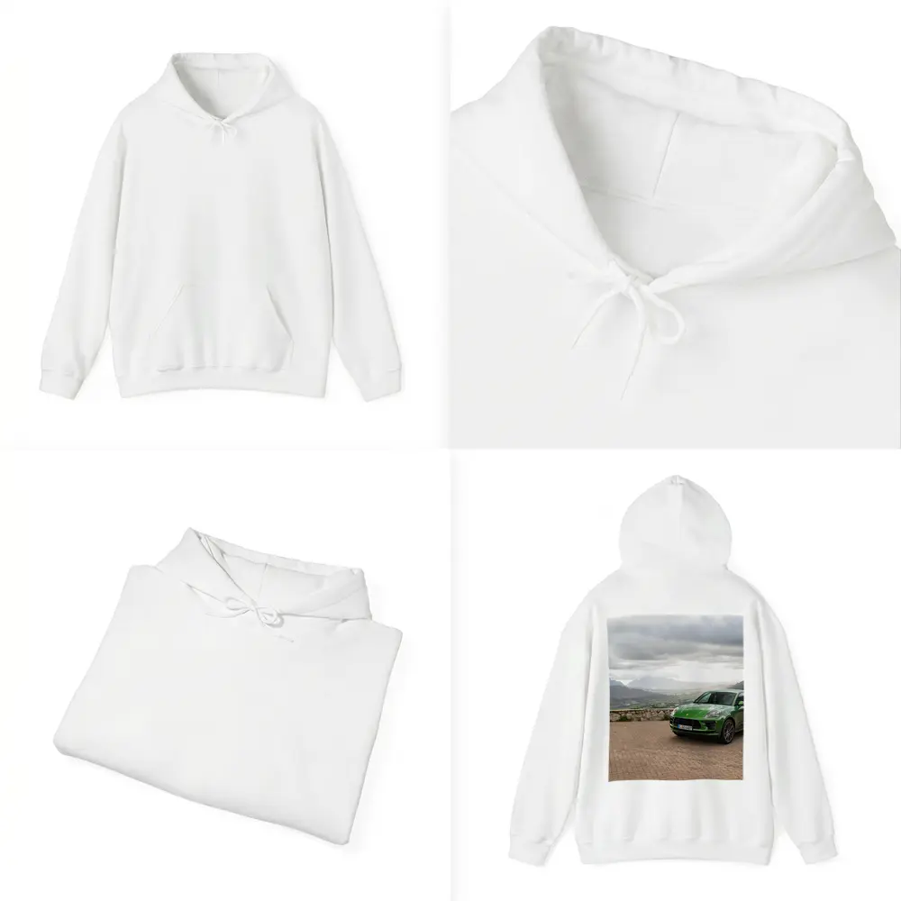 Porsche Macan Turbo Green Mountain Valley View – Hoodies