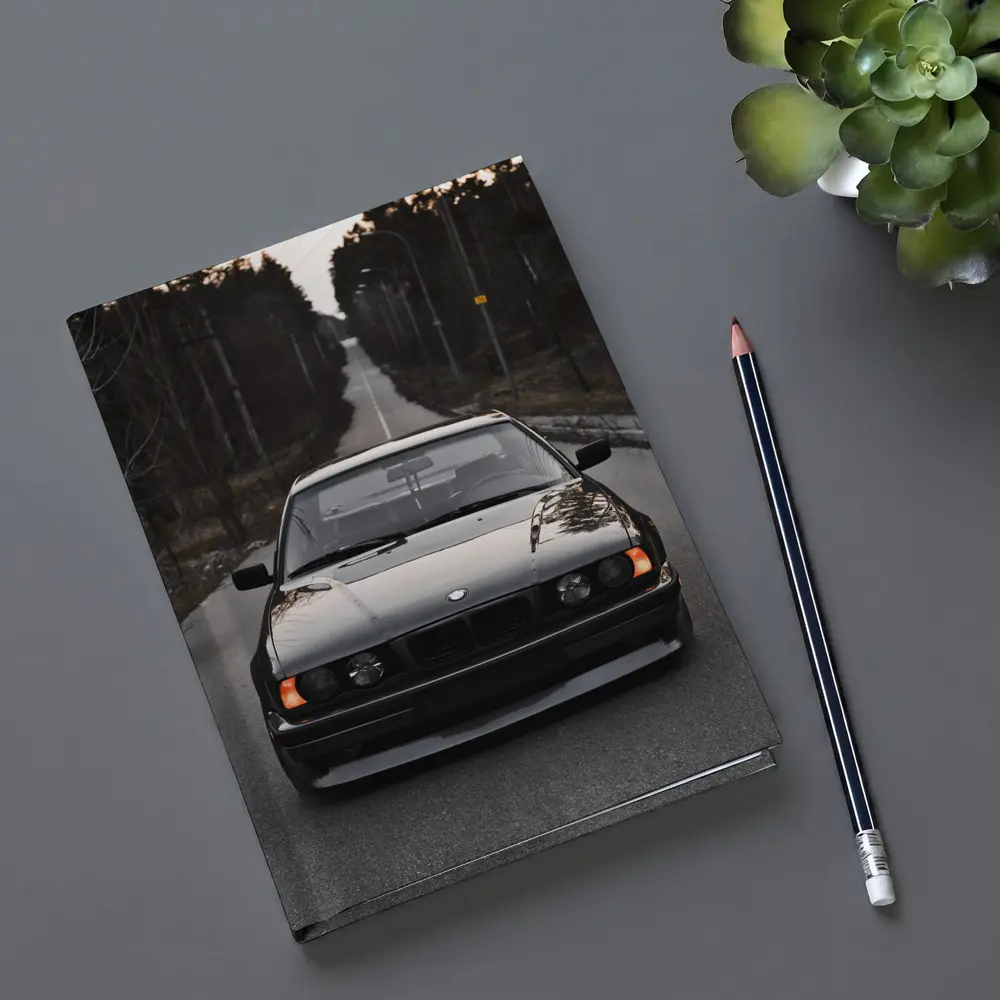 BMW E34 Black Stance Forest Road – Notebooks