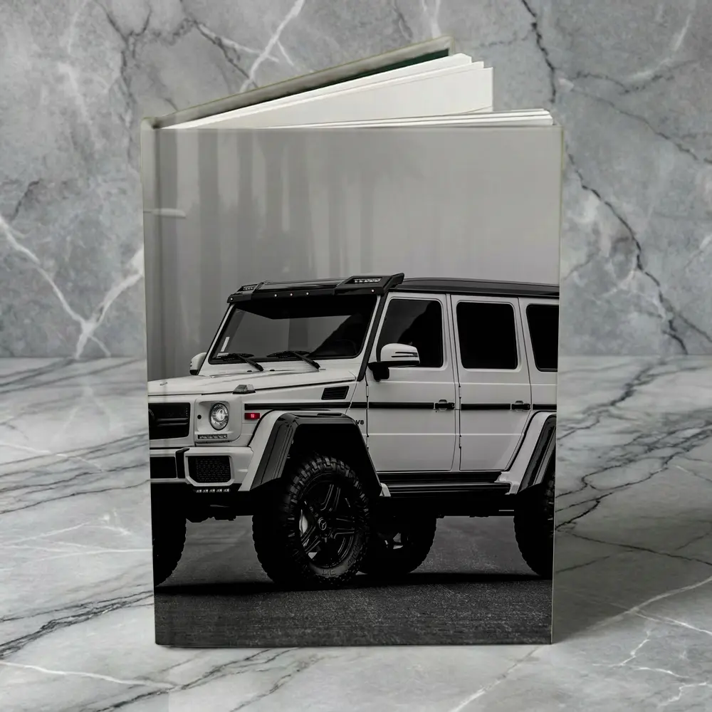 Mercedes G Wagon White Foggy Palm Street – Notebooks