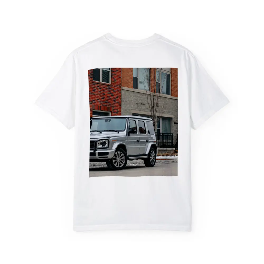 Mercedes G Wagon Silver Urban Winter Street – T-Shirts