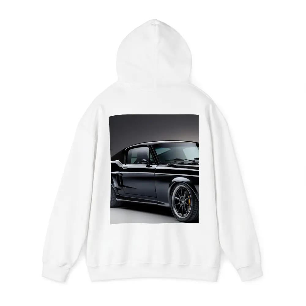 Black Ford Mustang Classic Muscle Car Studio – Hoodies