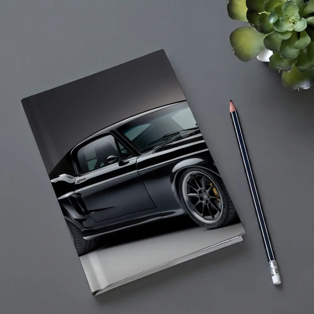 Black Ford Mustang Classic Muscle Car Studio – Notebooks