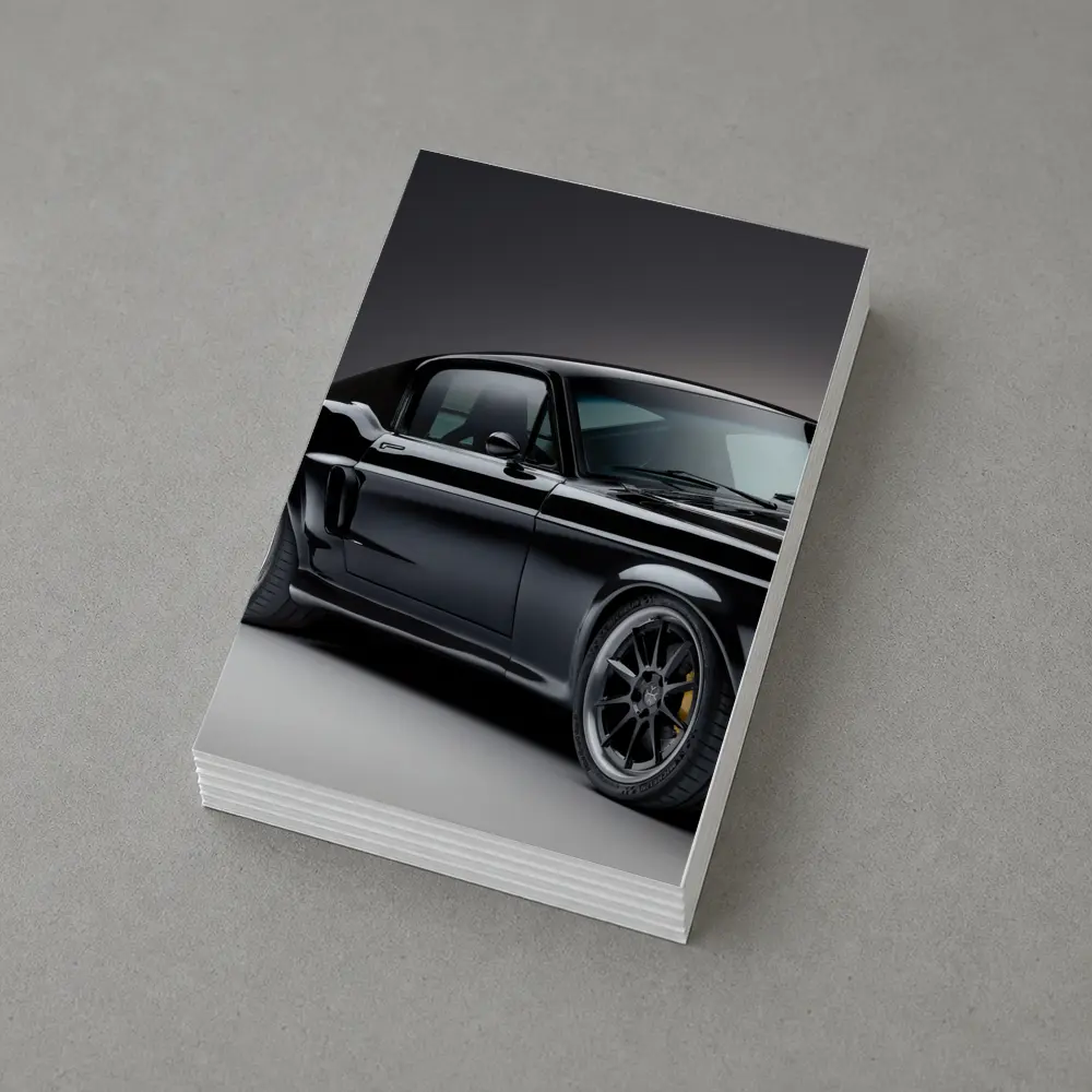 Black Ford Mustang Classic Muscle Car Studio – Postcards
