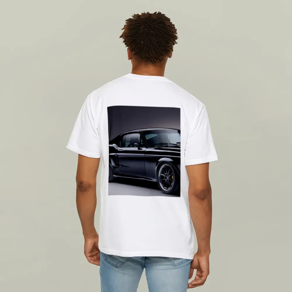 Black Ford Mustang Classic Muscle Car Studio – T-Shirts
