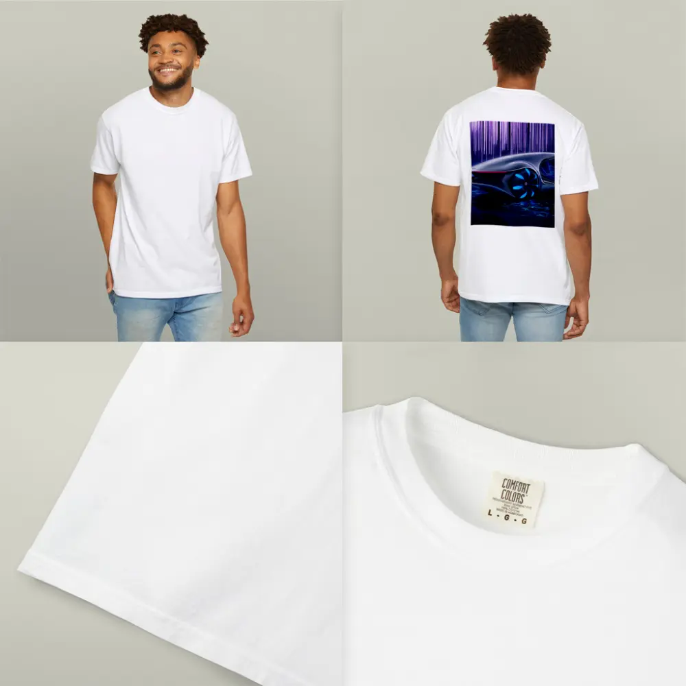 Mercedes Vision AVTR Concept Car Purple Background – T-Shirts