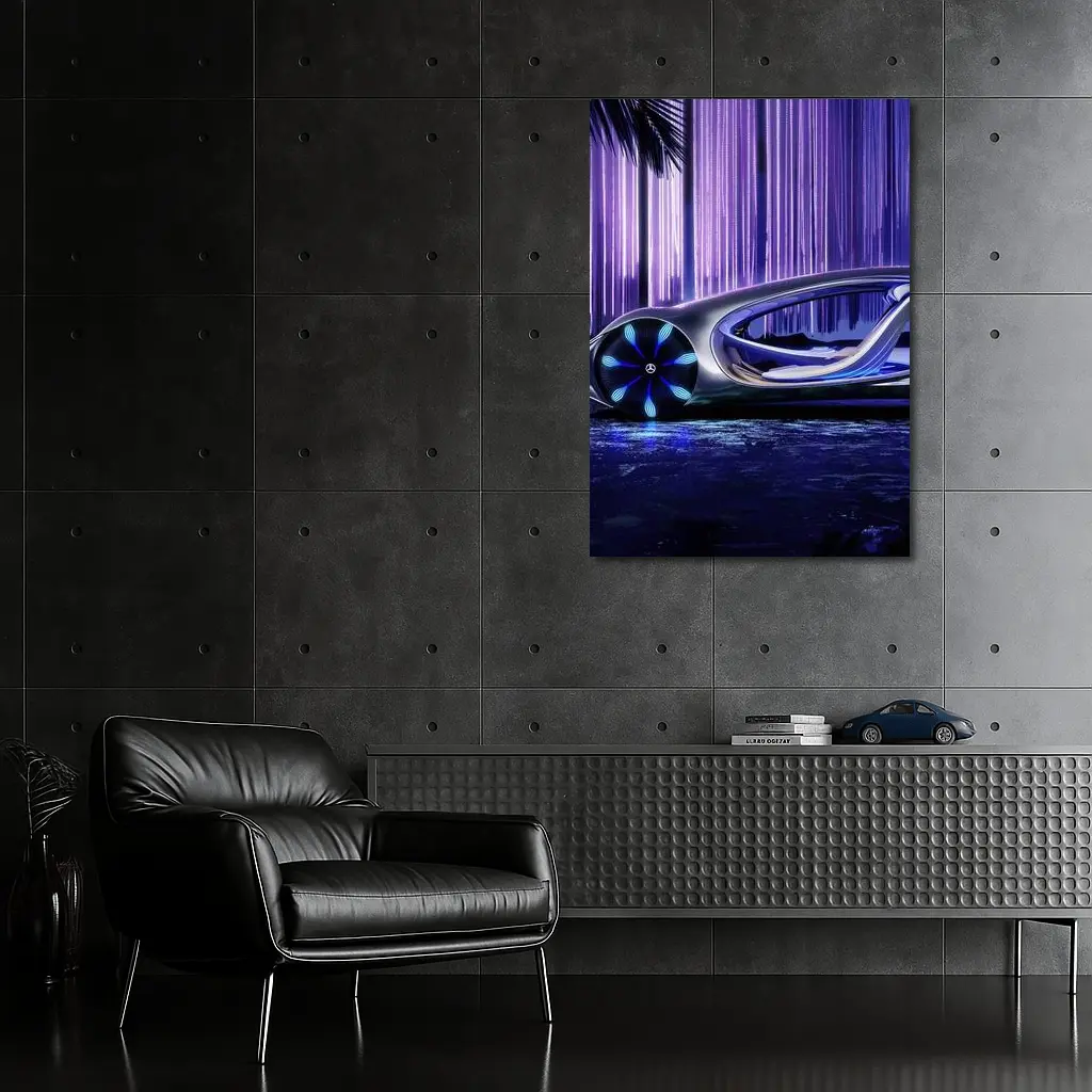 Mercedes Vision AVTR Concept Purple Night – Wall Art