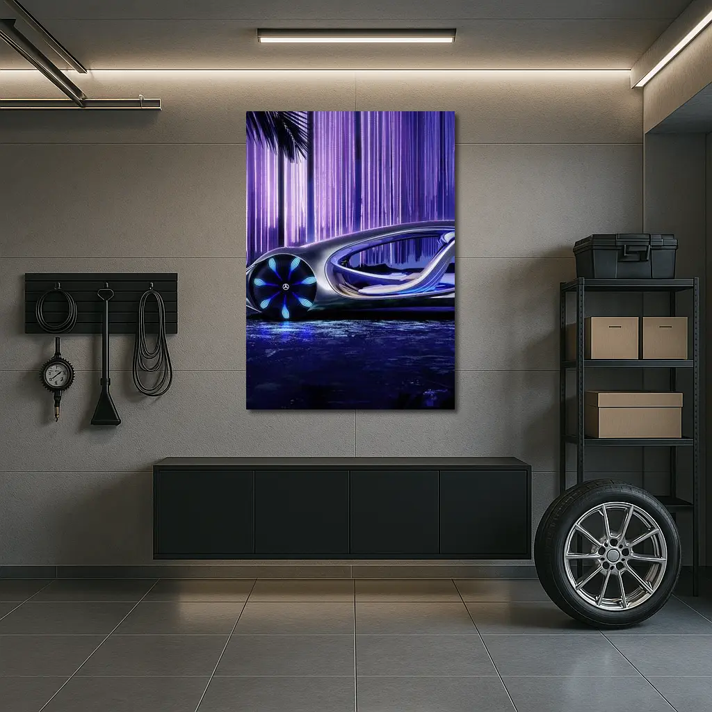 Mercedes Vision AVTR Concept Purple Night – Wall Art