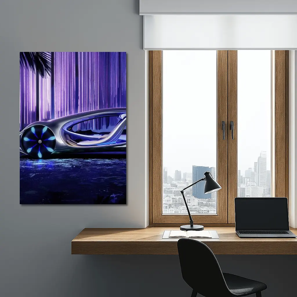 Mercedes Vision AVTR Concept Purple Night – Wall Art