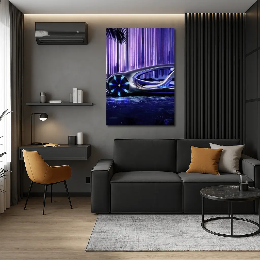 Mercedes Vision AVTR Concept Purple Night – Wall Art