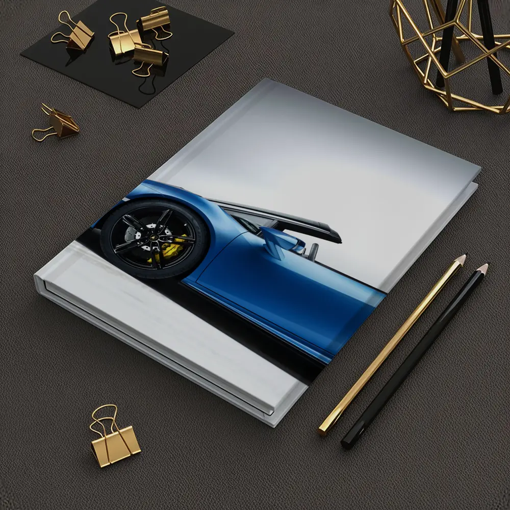 Lamborghini Huracan Spyder Blue Studio Shot – Notebooks
