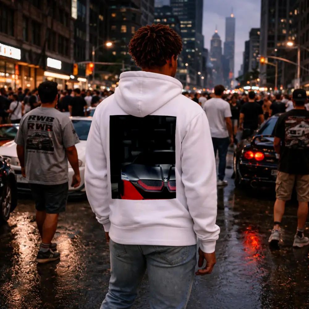 BMW Vision M Next Concept Car Front – Hoodies
