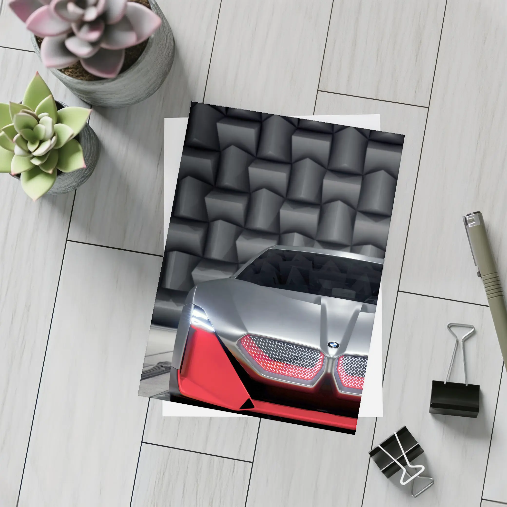 BMW Vision M Next Concept Car Front – Postcards