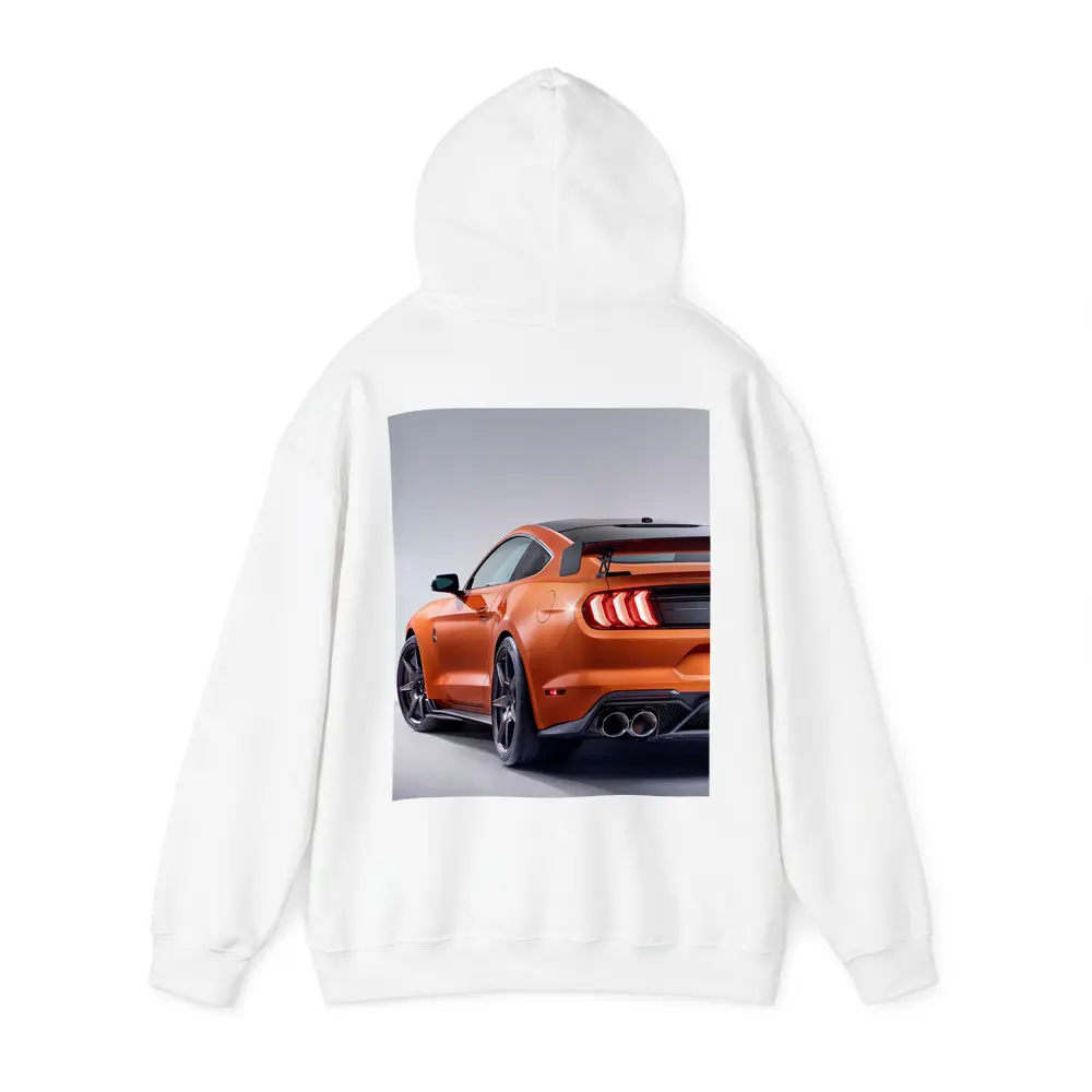 Ford Mustang Shelby Orange Studio Shot – Hoodies