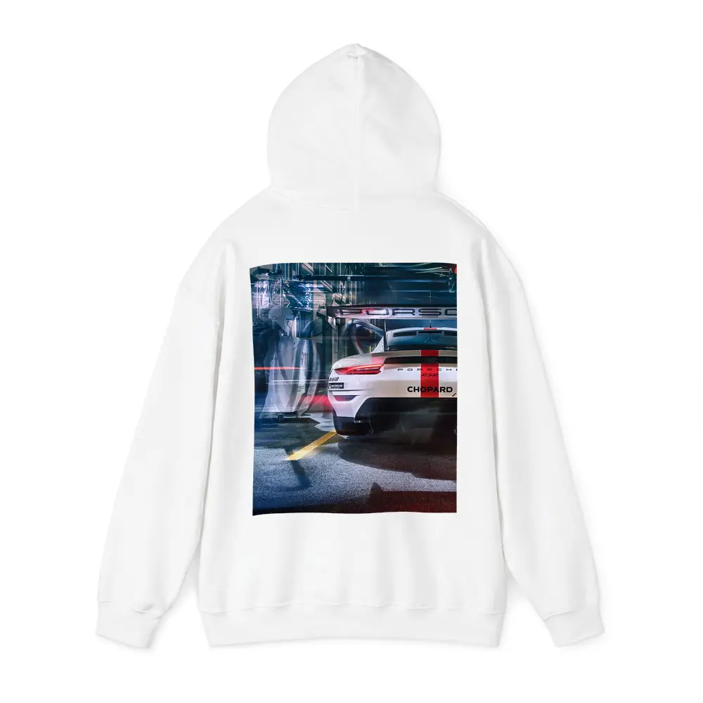 Porsche 911 RSR Race Car Pit Lane – Hoodies