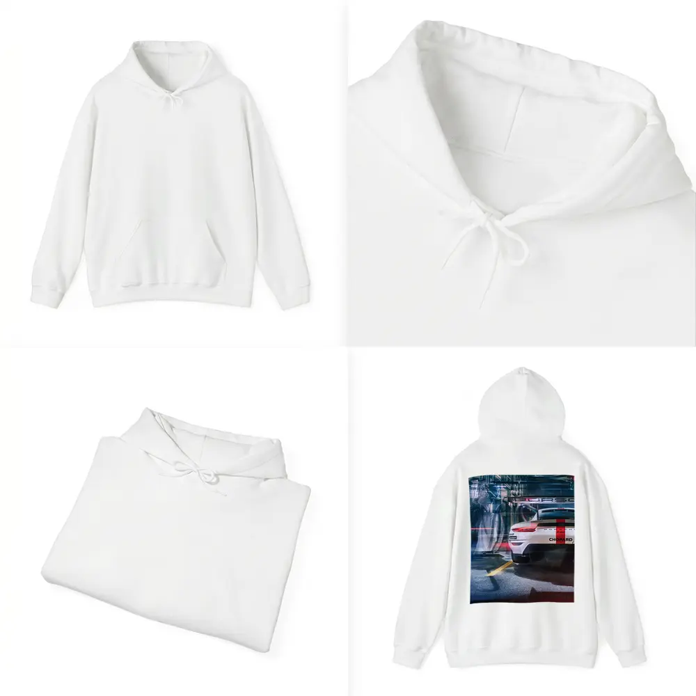 Porsche 911 RSR Race Car Pit Lane – Hoodies