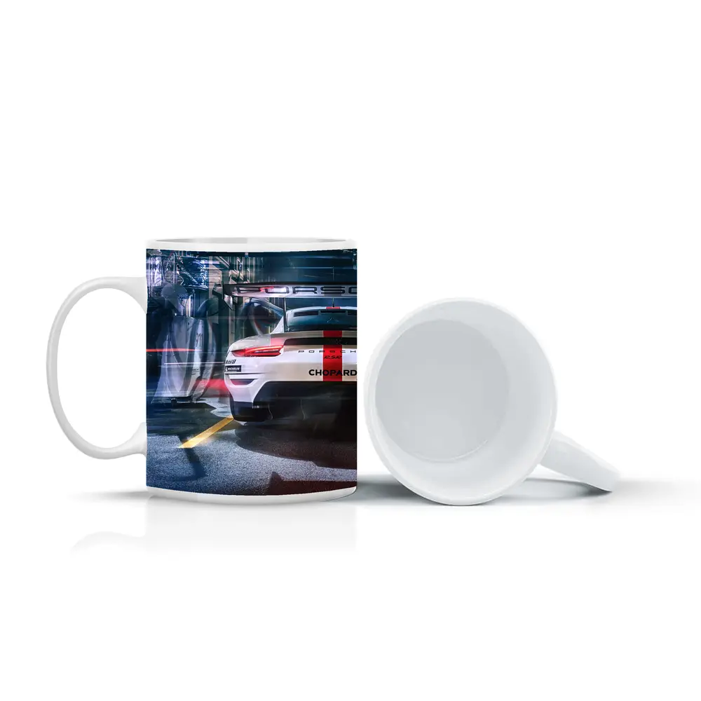 Porsche 911 RSR Race Car Pit Lane – Mugs